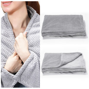 Manta calefactable <span class=keywords><strong>Electrotec</strong></span>, lavable a máquina, extremadamente suave, cómoda, portátil, mantas calefactables, calentamiento rápido USB con - Product Image 2