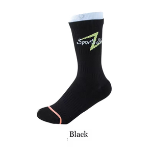 Custom Professional Breathable Sports <b>Socks</b> for Outdoor Wicking Sweat Lightning Crew High Quality Casual Wholesale - Product Image 4