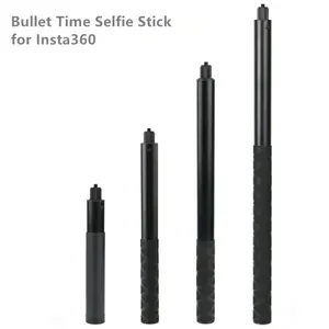 ชุดอุปกรณ์เสริมยอดนิยมสำหรับ Insta360หนึ่ง X5สำหรับ <span class=keywords><strong>GoPro</strong></span> HERO 13 bullet Time คาร์บอนไฟเบอร์ที่มองไม่เห็นไม้เซลฟี่ที่จับหมุนขาตั้งกล้องสามขา - Product Image 5