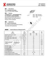 BT138 Transistor Triacs para Conmutación, Transistor de 12A 220 V, 12A, 600V, 12 V, 12 V, 2 Unidades, 2 Unidades, 2 Unidades, 2 Unidades