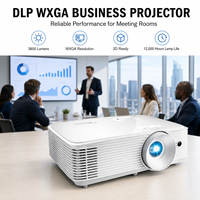 Proyector Empresarial Optoma YDW5512 DLP WXGA de 3800 Lúmenes para Salas de Reuniones con Soporte para Blu-ray 3D y Resolución WXGA de 1280x800