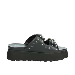 Cult Women's Wedge Slipper CLE104357 Black Platform <b>Sandals</b> - Product Image 4