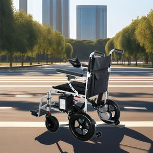 Silla de ruedas eléctrica inteligente ligera para ancianos Rollator motorizado eléctrico plegable todo terreno - Product Image 2