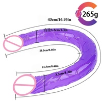 Dildo réaliste double tête, sans odeur, doux pour la peau, pour les couples, jeux intimes et masturbation solo, jouet sexuel unisexe pour adultes