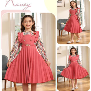 Vente chaude fille automne et hiver robe nouvelle tenue décontractée pour enfants ensemble deux pièces - Product Image 2