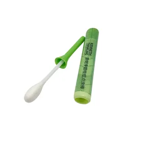 One-time Use Disposable Cotton Swab PE Squeeze Tube with Twist off Wand for Cosmeceuticals ointment use