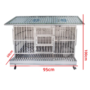 Fabrika çıkışlı teslimat, özelleştirilebilir güvenli ve nefes alan paslanmaz çelik evcil hayvan kafesi - Product Image 3