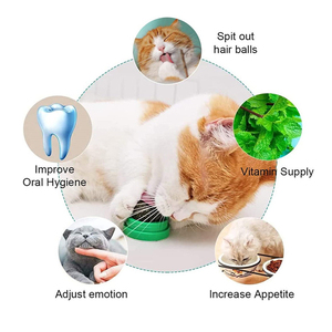 Venta al por mayor contiene hierba gatera, piruleta, juguetes para gatos, hierba gatera natural, juguete interactivo giratorio para gatos, bola redonda de hierba gatera - Product Image 5