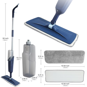 Dooso Eco Friendly Haute Qualité Microfibre Nettoyage des Sols 360 Rotatif Spin Clean Mop Microfibre Flat Magic Water Spray Mop - Product Image 5