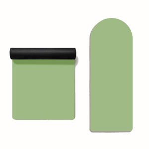 Tapete de Yoga y Pilates de Caucho Natural Ecológico de 5 mm de Grosor, Semicircular, 183 cm de Longitud, Duradero, Antideslizante, Impermeable y Fácil de Limpiar - Product Image 1