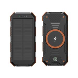 Batterie externe solaire sans fil étanche 10000 mAh pour urgences en extérieur, idéale pour téléphones portables (vente en gros) - Product Image 4