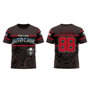 Maillots de softball personnalisés style amusant 100 % polyester pour équipes sportives - Product Image 5