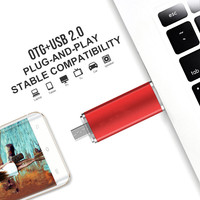 Adaptor Konverter OTG 2-in-1 Cepat Laris 16GB-128GB USB 3.0 Flash Drive Garansi 1 Tahun Enkripsi untuk Smartphone Laptop