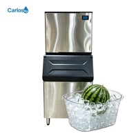 Machine à glaçons en cubes Carlos, plusieurs modèles disponibles, vente chaude, machine à glaçons refroidie à l'eau pour café