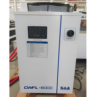 Refroidisseur d'eau industriel de haute qualité, refroidi par eau, 1500W, pour découpeuse laser, pièces de machine de découpe laser