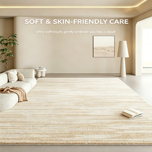 <span class=keywords><strong>Tappeto</strong></span> Moderno Effetto Cashmere, Realizzato a Macchina, Stile Nordico, Crema, per <span class=keywords><strong>Soggiorno</strong></span>, Camera da Letto, Grande, <span class=keywords><strong>Lavabile</strong></span>, Morbido, Anti-Fatica - Product Image 2