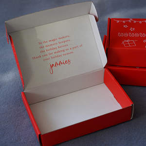100pcs Custom Logo Red Mailer Box Cosmetics Packaging Cardboard Shipping <b>Boxes</b> Jewelry Protective <b>Paper</b> <b>Boxes</b> for Small Business - Product Image 5