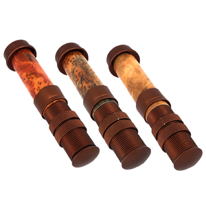 Asiento para Carrete de Caña de Pescar BTI-FRS-B1 de Madera Burl - Componente de Reparación DIY de Aluminio con Acabado Marrón Mate (B02) - Product Image 1
