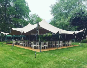 Tentes de mariage extensibles de style bédouin couleur sable 15x20M pour les festivals et événements <span class=keywords><strong>2022</strong></span> - Product Image 4