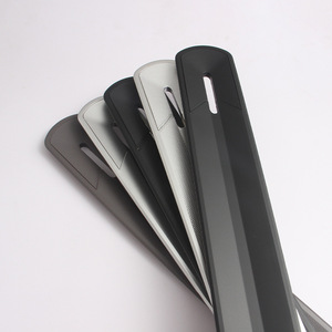 Modern Minimalist Desktop Cable Tray Solid Through PVC Black Office Desk Conference Table Cable Management <b>Box</b> Pen Slot Cover - Product Image 1