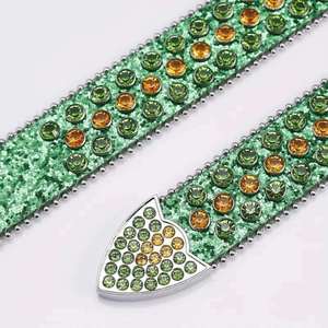 Cinturón de Lujo con Correa de Moda, Cinturón Vaquero con Cristales y Diamantes, Cinturón de Diseñador con Múltiples Piedras para Hombre, Bb <span class=keywords><strong>Simon</strong></span> - Product Image 6