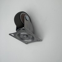 Roue pivotante industrielle en acier inoxydable Efon de qualité supérieure, capacité de charge de 60 kg, roulement à billes de précision, roue pour meubles