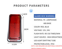 Barre lumineuse LED clignotante pour ambulance, montage en surface, lumière d'avertissement pour camions, étanche, robuste, IP65, CE, RoHS, 360° °   Sécurité routière