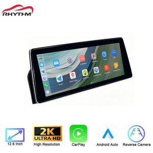Écran autoradio Rhythm 12,6 pouces, Carplay sans fil, Android Auto, Hicar, <span class=keywords><strong>Carbit</strong></span>, vente en gros pour BMW Série 5 E60 2006-2010, système CCC - Product Image 1