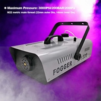 Amrobuste FM1500 télécommande verticale LED anti-vol coque en acier micro moustique brouillard brouillard glace sèche machine de brumisation thermique