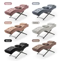 Table de massage en forme de S Salon de beauté Chaise longue ergonomique réglable Design léger et luxueux Matériel PU