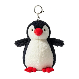 Llavero de Peluche con Diseño de Pingüino, Gato y Mono, Artesanía China Elegante, Juguete de Peluche, Almohada de Peluche - Product Image 1