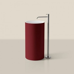 Per Antonio Lupi semplicissimo moderno artistico Freestanding lavabo in pietra ovale in resina a mano e lavabo per bagno o Hotel - Product Image 1