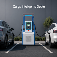 BLUESKY Nouvelle station de recharge rapide pour véhicules électriques à courant continu 240 kW, commande intelligente, commerciale, GB/T CCS2, montage au sol, IP55, CE TUV, écran LCD 7 pouces