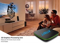 Boîtier TV LINUX : Prise en charge de l'installation d'IPTV, de l'OTT, de la réception de chaînes TV, de la diffusion multimédia