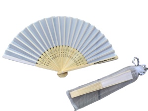 Abanico de Boda con Logotipo Personalizado, Plegable de Bambú para el Evento - Product Image 5