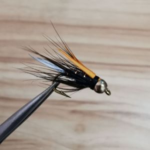 Mouche Nymphale à Tête Perlée avec Hameçon Barbelé, Leurre Artificiel en PVC pour la Pêche à la Truite en Rivière - Product Image 3