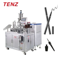Équipement de remplissage d'eye-liner semi-automatique en acier inoxydable à 24 stations, haute économie d'énergie, populaire auprès des fabricants, en promotion 25-40