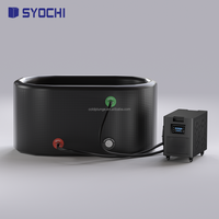 Syochi 1 hp refroidisseur d'eau baignoire glacée pour athlètes athlète refroidisseur de bain de glace avec filtre 110V