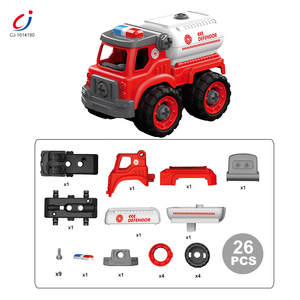 Chengji bricolage assembler ingénierie <span class=keywords><strong>camion</strong></span> véhicule jouets en plastique Simulation <span class=keywords><strong>dessin</strong></span> <span class=keywords><strong>animé</strong></span> démonter <span class=keywords><strong>camion</strong></span>-<span class=keywords><strong>citerne</strong></span> modèle jouet - Product Image 3