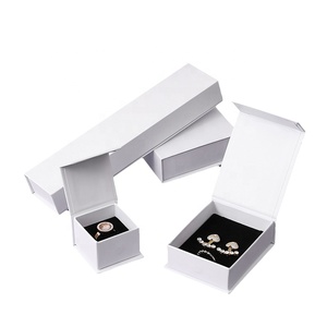 Handmade book shaped <strong>gold</strong> logo jewelry gift cardboard paper red packaging <strong>box</strong> with magnet - Product Image 5