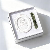Diffuseur d'huiles essentielles en pierre de gypse céramique parfumée à suspendre, désodorisant pour armoire et maison, décoration parfumée en gros