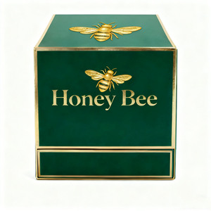 Boîte cadeau carrée de luxe personnalisée pour pot de miel, emballage en carton, boîte à miel - Product Image 2