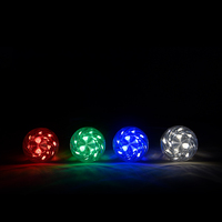 Lumière ponctuelle LED Pixel Cabochon DC 24V IP66 étanche 60mm 18 LED 6018 SPI RGB RGBW pour manèges, parcs à thème et fêtes foraines