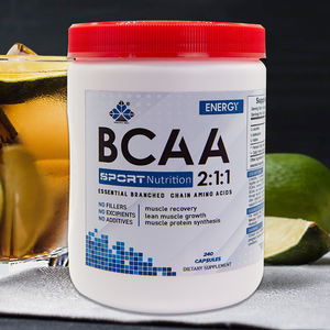 Veganistische Natuurlijke Sportvoeding Bcaa Softgel Capsules 2:1:1 Verhouding 240 Capsules/Fles Bulkvoorraad Voor Spierherstel - Product Image 4