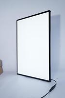 Papan Iklan Logam yang Dapat Disesuaikan Bingkai Poster Magnetik Bulat Cetak Sablon Perubahan Warna Logo OEM Bingkai Foto LCD 4K