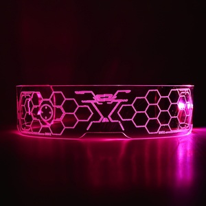 แว่นตาเรืองแสงหลากสี DAMAI สำหรับงานปาร์ตี้ แว่นตา LED สำหรับเด็กและผู้ใหญ่ หน้ากากแฟนซี คอสเพลย์ ชุดแต่งกาย อุปกรณ์เสริมสำหรับงานเรฟ ของขวัญ - Product Image 5