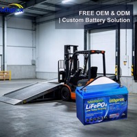 Batterie de chariot élévateur 12V 200AH à technologie LFP avancée, 6000 cycles, sûre et stable pour chariot élévateur à quatre roues, CE RoHS UN38.3 OEM ODM