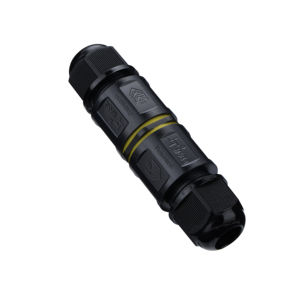 ขั้วต่ออะแดปเตอร์ไฟแบบวงกลม <span class=keywords><strong>3</strong></span> ขา แบบกันน้ำ IP68 เชื่อมต่อสายเคเบิลกับสายเคเบิล ขั้วต่อแบบ <span class=keywords><strong>2</strong></span> ทาง - Product Image 1