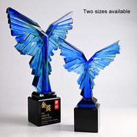 Trofeo de Cristal Personalizado de la Serie Jadevertu Goddess, Ecológico y con Acabado Arenado