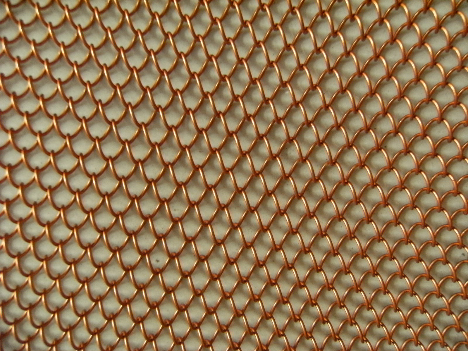 Decorative Protection Metal Chain Link Fence Easily Assembled